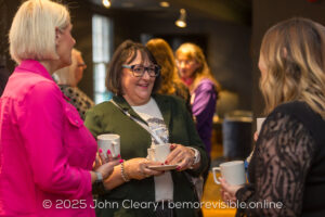 Women networking at the Great Women In Business launch event.